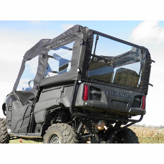 3 Star Black Soft Upper Doors, Rear Window and Top - Honda Pioneer 700-4 - alt image 0
