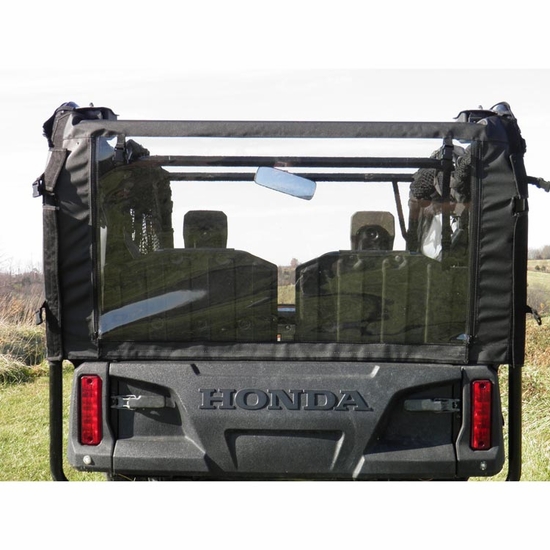 3 Star Black Soft Upper Doors, Rear Window and Top - Honda Pioneer 700-4 - alt image 1