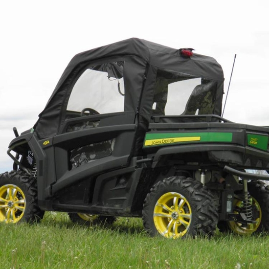 3 Star Black Soft Upper Doors, Rear Window and Top - John Deere Gator RSX 850i, 860