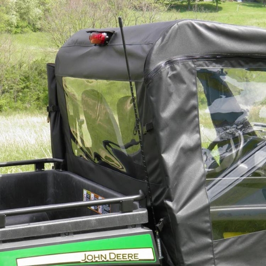 3 Star Black Soft Upper Doors, Rear Window and Top - John Deere Gator RSX 850i, 860 - alt image 1