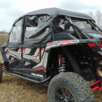 3 Star Black Soft Upper Doors, Rear Window and Top - Polaris RZR XP 4 1000, XP 4 Turbo, S 4 1000, 4 900