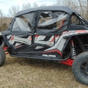 3 Star Black Soft Upper Doors, Rear Window and Top - Polaris RZR XP 4 1000, XP 4 Turbo, S 4 1000, 4 900