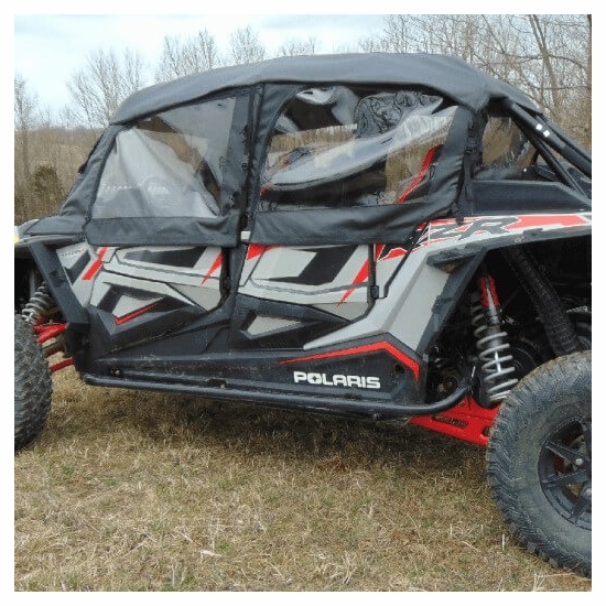 3 Star Black Soft Upper Doors, Rear Window and Top - Polaris RZR XP 4 1000, XP 4 Turbo, S 4 1000, 4 900 - alt image 0