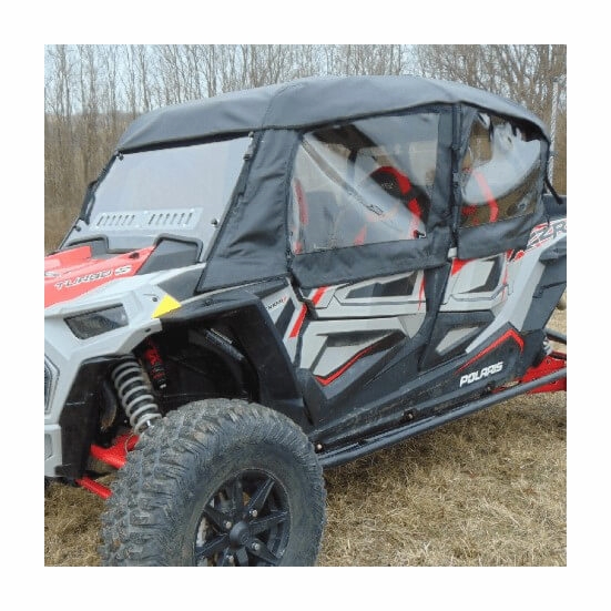3 Star Black Soft Upper Doors, Rear Window and Top - Polaris RZR XP 4 1000, XP 4 Turbo, S 4 1000, 4 900 - alt image 1