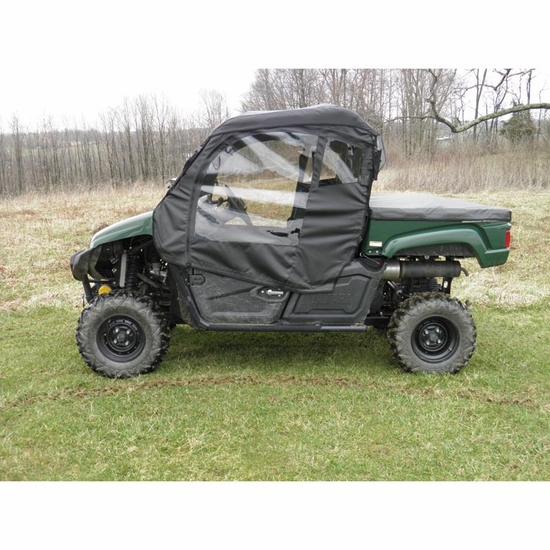 3 Star Black Soft Upper Doors, Rear Window and Top - Yamaha Viking 700