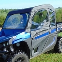 3 Star Black Soft Upper Doors, Rear Window w/ Zippers, Top - Arctic Cat, Textron Stampede