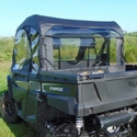 3 Star Black Soft Upper Doors, Rear Window w/ Zippers, Top - Arctic Cat, Textron Stampede