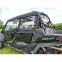 3 Star Black Soft Upper Doors, Zippered Rear Window and Top - Can Am Maverick Sport Max