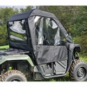 3 Star Black Soft Upper Doors, Zippered Rear Window and Top - Honda Pioneer 500, 520