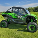 3 Star Black Soft Upper Doors, Zippered Rear Window and Top - Kawasaki Teryx KRX 1000