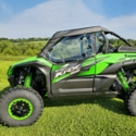 3 Star Black Soft Upper Doors, Zippered Rear Window and Top - Kawasaki Teryx KRX 1000