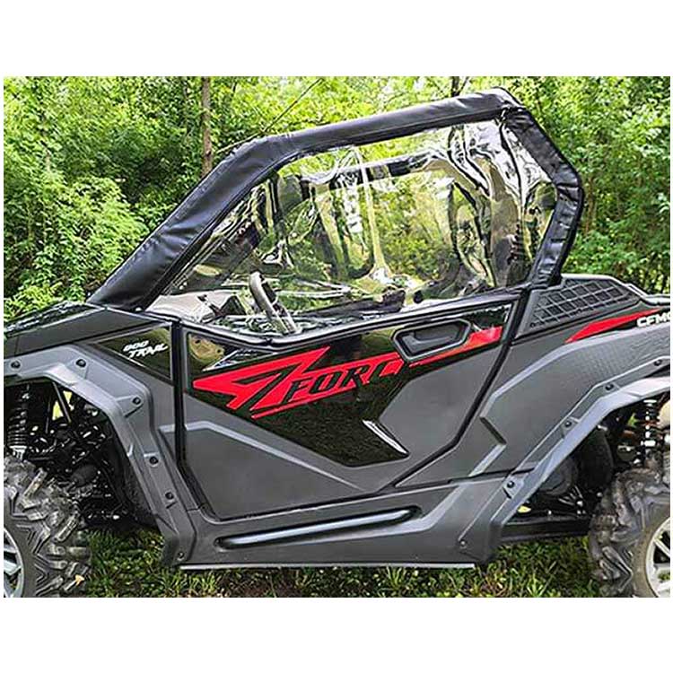 CFMOTO ZForce 950 Black 3 Star Upper Doors & Zippered Rear Window