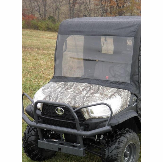 3 Star Black Soft Windshield and Top - Kubota RTV X1140 - alt image 0
