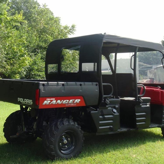 3 Star Black Soft Windshield, Top and Rear Window - 2008-09 Polaris Ranger Crew - alt image 0