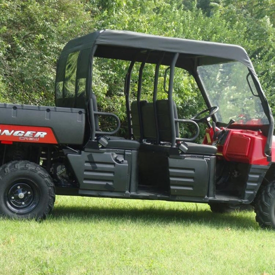 3 Star Black Soft Windshield, Top and Rear Window - 2008-09 Polaris Ranger Crew - alt image 1