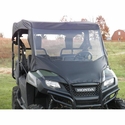 3 Star Black Soft Windshield, Top and Rear Window - Honda Pioneer 700-4