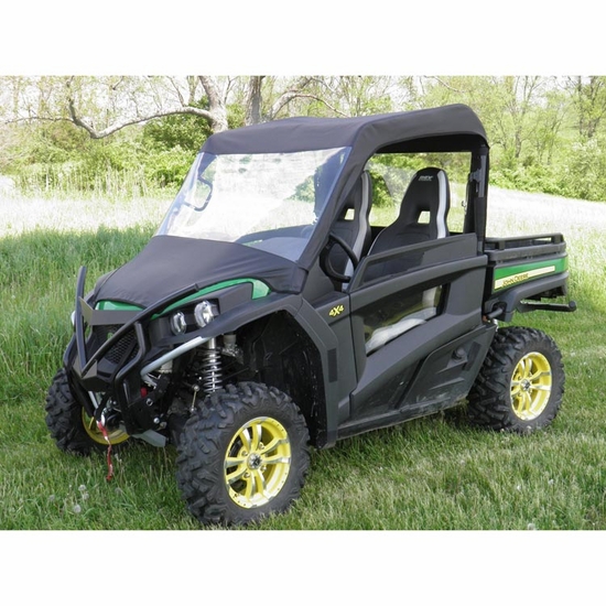 3 Star Black Soft Windshield, Top and Rear Window - John Deere Gator RSX 850i, 860