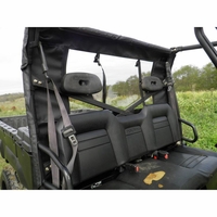 3 Star Black Zippered Rear Soft Panel - 2002-08 Full Size Polaris Ranger 500, 700