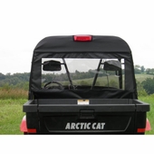 3 Star Black Zippered Rear Soft Panel - 2006-11 Arctic Cat Prowler w/ Square Bars