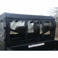 3 Star Black Zippered Rear Soft Panel - 2008-09 Polaris Ranger Crew
