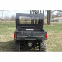 3 Star Black Zippered Rear Soft Panel - 2010-14 Mid Size Polaris Ranger 400, 500, 570, 800, EV