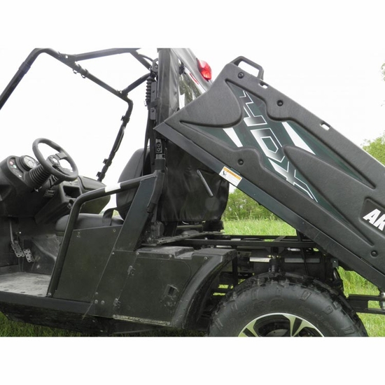 3 Star Black Zippered Rear Soft Panel - 2011-15 Arctic Cat Prowler w/ Round Bars - alt image 1
