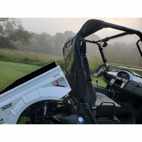 3 Star Black Zippered Rear Soft Panel - 2018-23 Kymco UXV 700