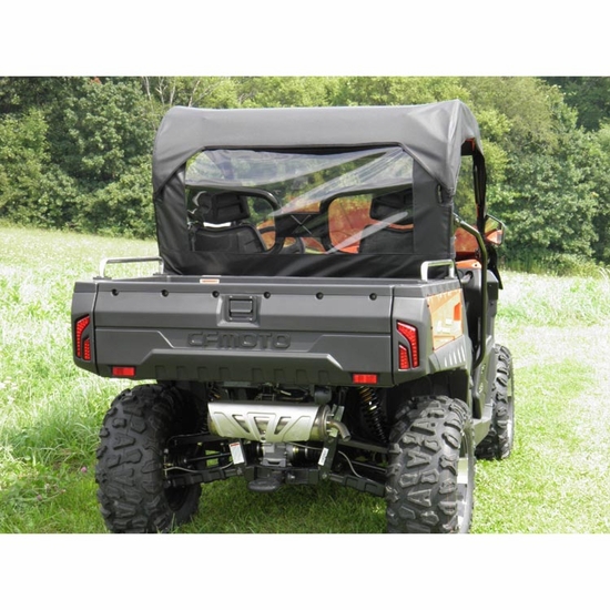 3 Star Black Zippered Rear Soft Panel - CF MOTO UForce 500, 800 - alt image 0