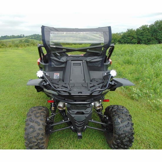 3 Star Black Zippered Rear Soft Panel - CF Moto ZForce 950 - alt image 1