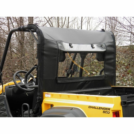 3 Star Black Zippered Rear Soft Panel - Hisun HS 500, HS 700