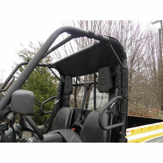 3 Star Black Zippered Rear Soft Panel - Hisun HS 500, HS 700 - alt image 0