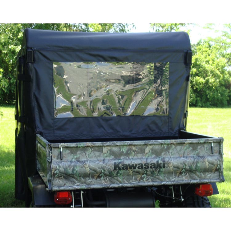 Kawasaki Mule 4010 Trans Black 3 Star Zippered Rear Soft Panel