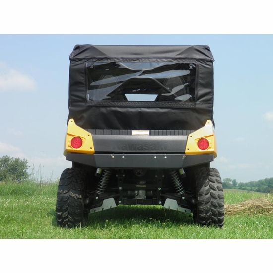 3 Star Black Zippered Rear Soft Panel - Kawasaki Teryx4