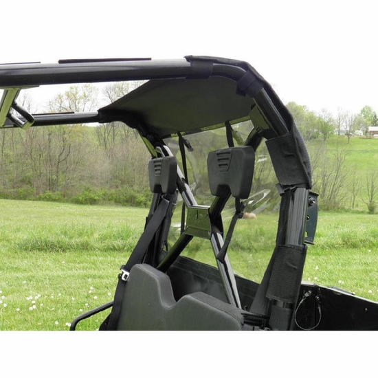 3 Star Black Zippered Rear Soft Panel - Kymco UXV 450 - alt image 0