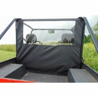 3 Star Black Zippered Rear Soft Panel - Mahindra ROXOR
