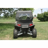 3 Star Black Zippered Rear Soft Panel - Polaris RZR 4 800, XP 4 900