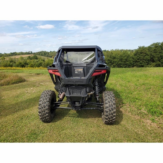3 Star Black Zippered Rear Soft Panel - Polaris RZR PRO XP, Turbo R