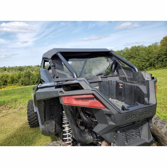 3 Star Black Zippered Rear Soft Panel - Polaris RZR PRO XP, Turbo R - alt image 0