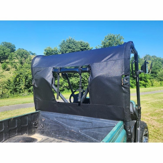 3 Star Black Zippered Rear Soft Panel - Yamaha Rhino - alt image 1