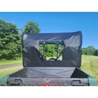 3 Star Black Zippered Rear Soft Panel - Yamaha Rhino