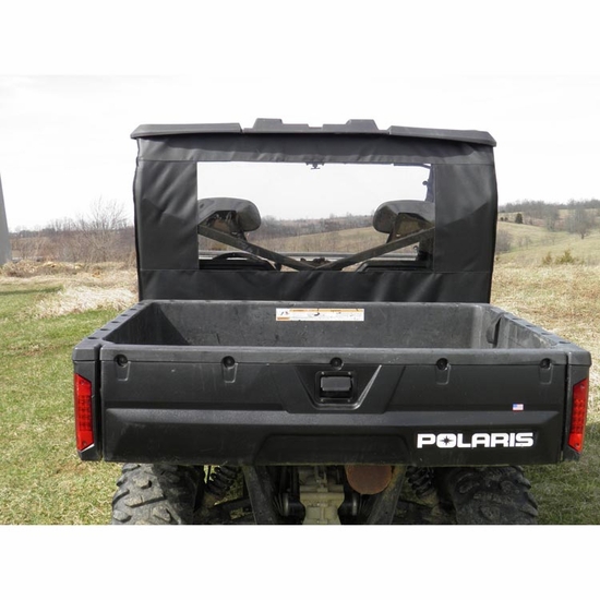 3 Star Black Zippered Rear Soft Panel - Yamaha Viking - alt image 0