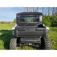 3 Star Black Zippered Rear Soft Panel - Yamaha Wolverine RMAX2 1000