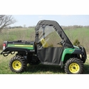3 Star Black Zippered Soft Full Doors - 2010-14 John Deere Gator HPX, XUV 620, 625, 825, 850, 850