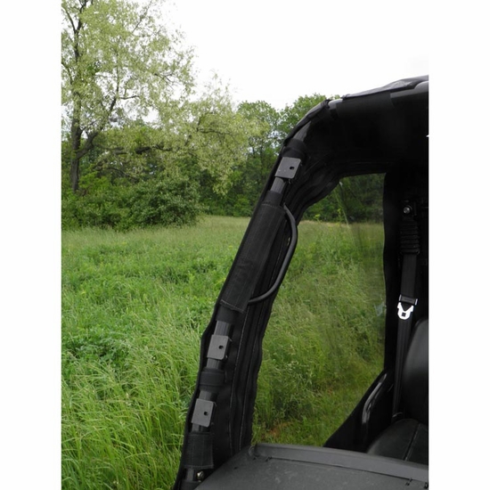 3 Star Black Zippered Soft Full Doors - 2010-15 Arctic Cat Prowler 700 HDX (round roll bar) - alt image 1