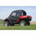 3 Star Black Zippered Soft Full Doors - 2011-20 Can Am Commander