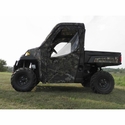 3 Star Black Zippered Soft Full Doors - 2013-25 Full Size Polaris Ranger w/ Pro-Fit Cage