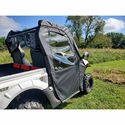 3 Star Black Zippered Soft Full Doors - 2014-17 Kymco UXV 700