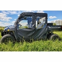 3 Star Black Zippered Soft Full Doors - 2015-21 Mid Size Polaris Ranger 570 Crew, Crew 570-4