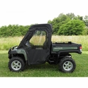 3 Star Black Zippered Soft Full Doors - 2015-23 John Deere Gator HPX, XUV 625i, 825, 855