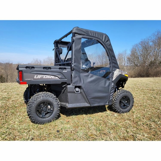 3 Star Black Zippered Soft Full Doors - CF Moto UForce 600 - alt image 1